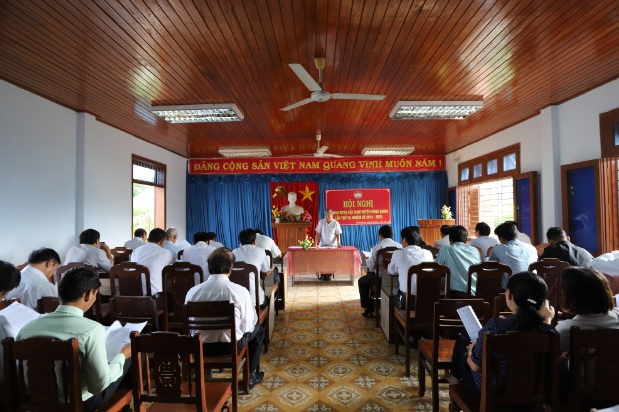 Đông Giang tổ chức Hội nghị góp ý dự thảo báo cáo chính trị Ủy ban MTTQ Việt Nam huyện khóa XI, nhiệm kỳ 2014-2019
