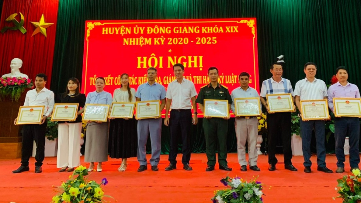 Hội nghị tổng kết công tác kiểm tra, giám sát và thi hành kỷ luật trong Đảng nhiệm kỳ 2020 - 2025