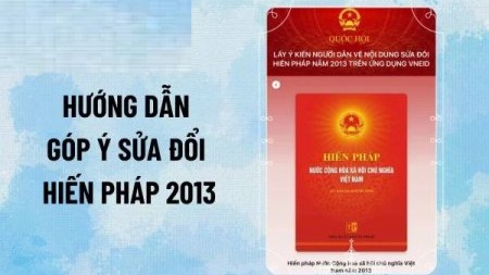 Hướng dẫn sử dụng tiện ích lấy ý kiến người dân về nội dung sửa đổi Hiến pháp năm 2013 trên ứng dụng VNeID